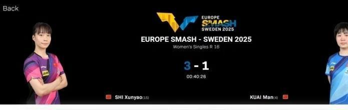 瑞典大满贯乱套了！8强全出炉，国乒女单接连爆冷，世界冠军出局